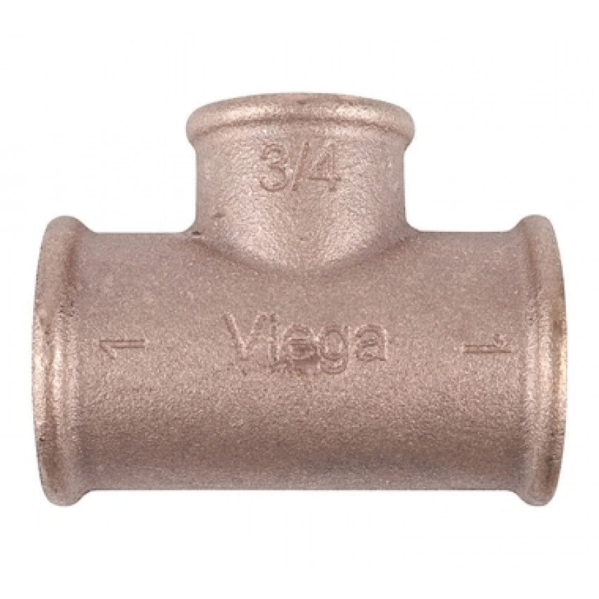 Тройник ВР 1 х 3/4 х 1 (бронза) Viega