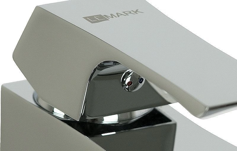 Смеситель для умывальника UNIT, монолитный, высокий, хром, LEMARK