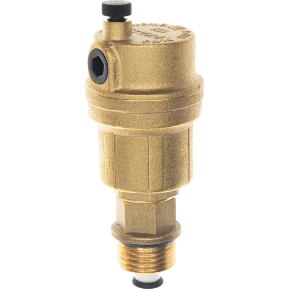 Воздухоотводчик Airvent-R PN10 DN10 с обратным клапаном DN15 Т от -10…+110С; корпус латунь, Ридан