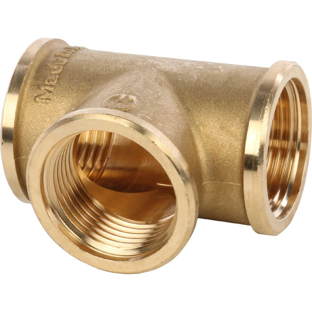 Тройник ВР   1 (латунь) STOUT