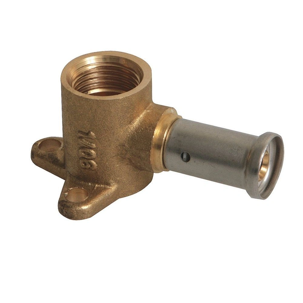 Водорозетка укороч. 16х1/2 ВР, латунь пресс (35 мм) HENCO