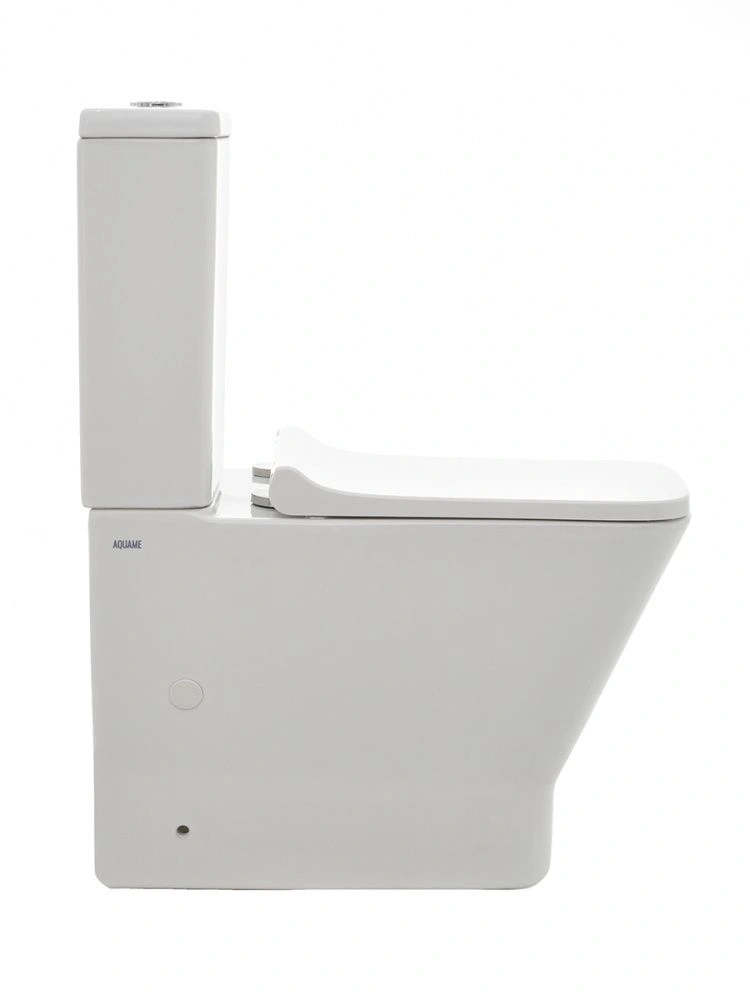 Унитаз напольный Rimless с сиденьем и бачком Aquame с арматурой, AQM (Распродажа!)