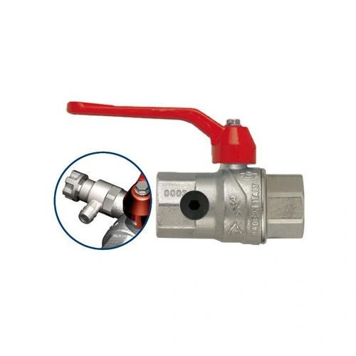 Кран шаровой ВВ со спускным устройством (рычаг) 3/4" FIV