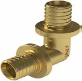 Отвод 14/14 латунь двухсторонний UltraLine KAN-therm