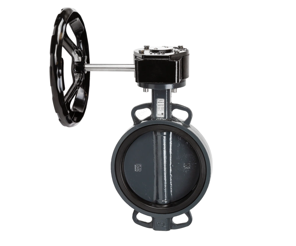 Затвор дисковый РИДАН ЗДМ 04.16.250, диск чугун, с ручным редуктором