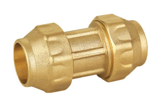 Муфта 40х40 для ПЭ (латунь) (TIEMME)