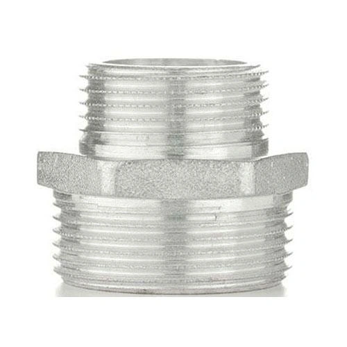 Ниппель переходной  НН  1/2х3/4 TIN (олово Италия) Elsen