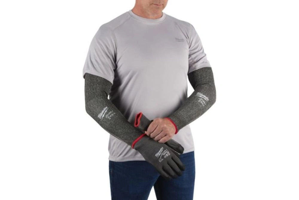 Нарукавники с уровнем сопротивления порезам Е, 45 см, Milwaukee