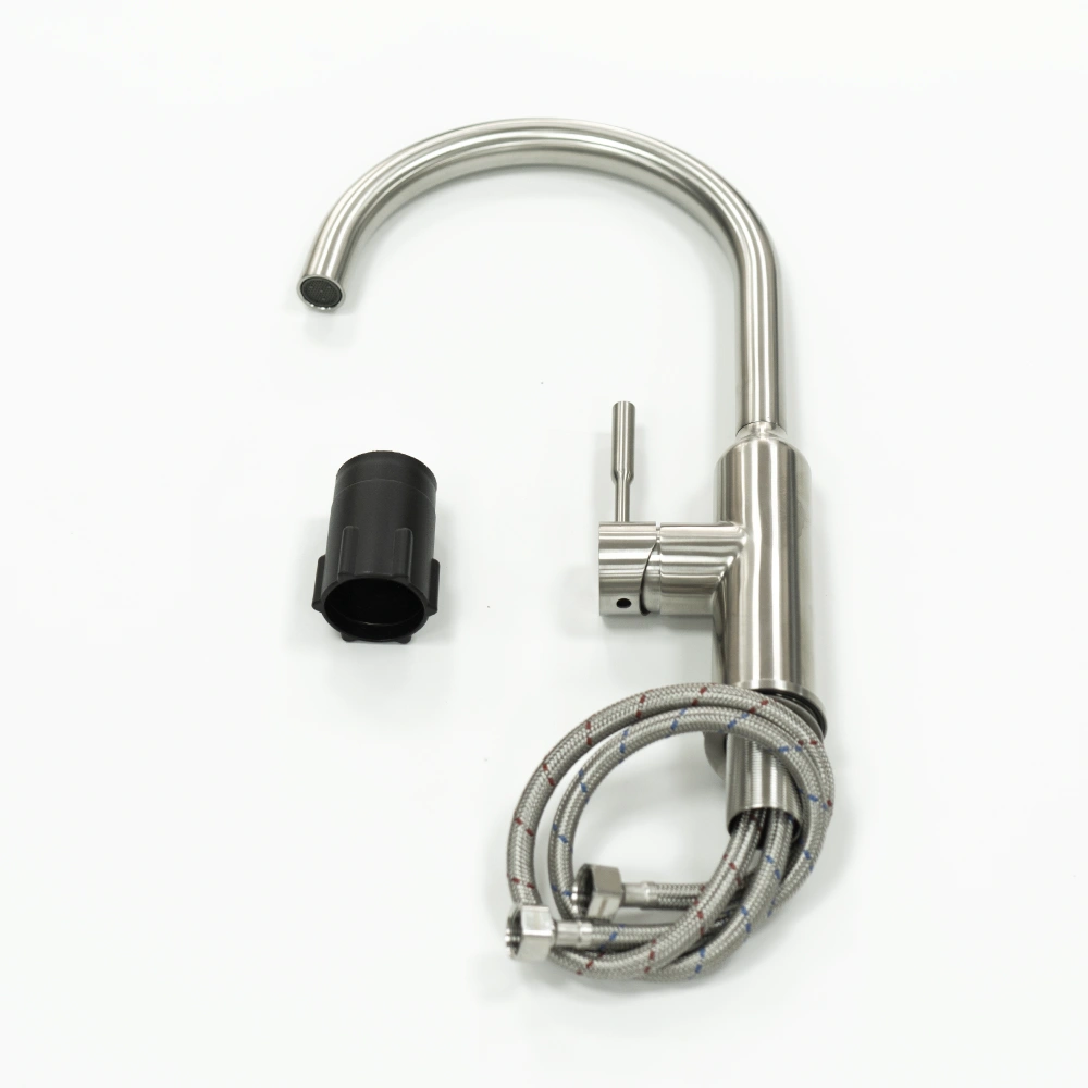 Смеситель для кухни EXPERT (LM5079S), с поворотным изливом, нерж.сталь, LEMARK