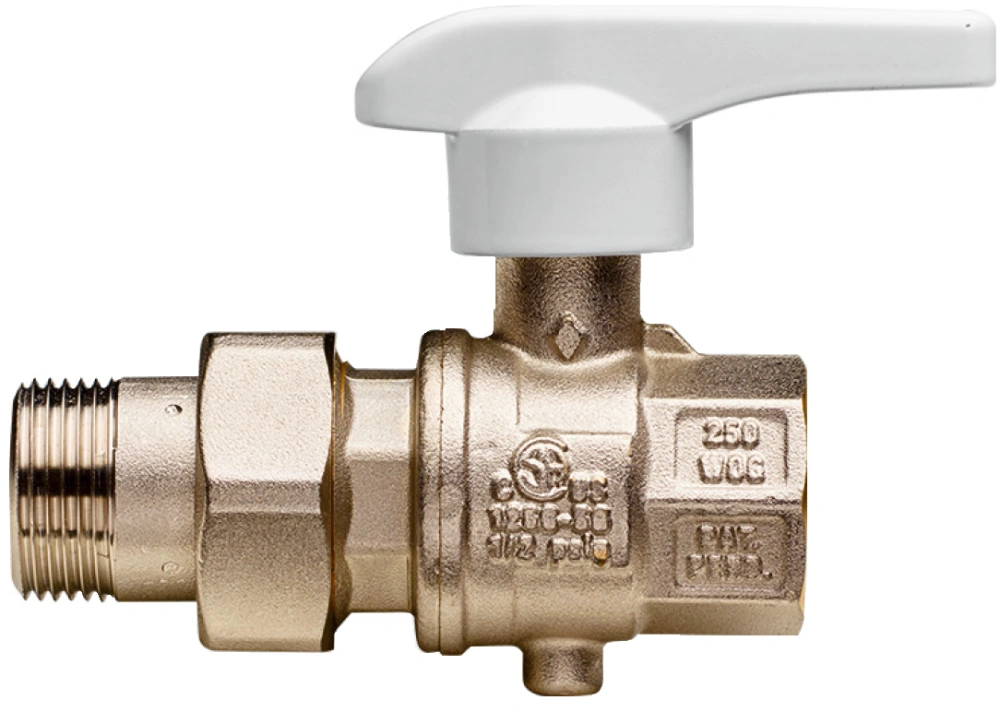 Затвор дисковый ВH американка  3/4", запорно-регулирующий EUROFLY (белая ручка) RB Затвор дисковый ВH американка  3/4", запорно-регулирующий EUROFLY (белая ручка) RB