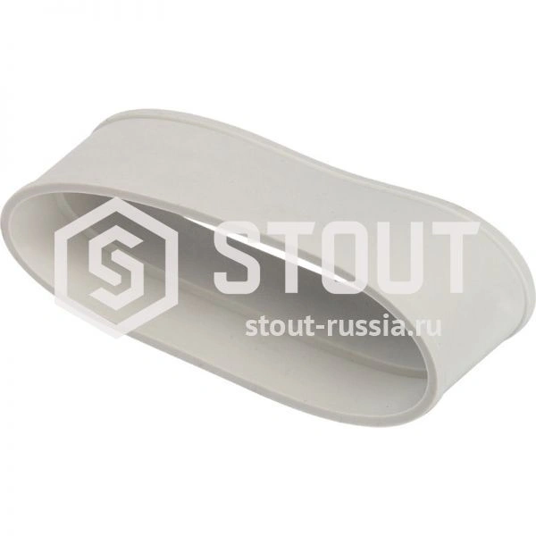 Элемент дымохода 80/80 адаптер для подкл. разд. труб (совместимый с BAXI) STOUT