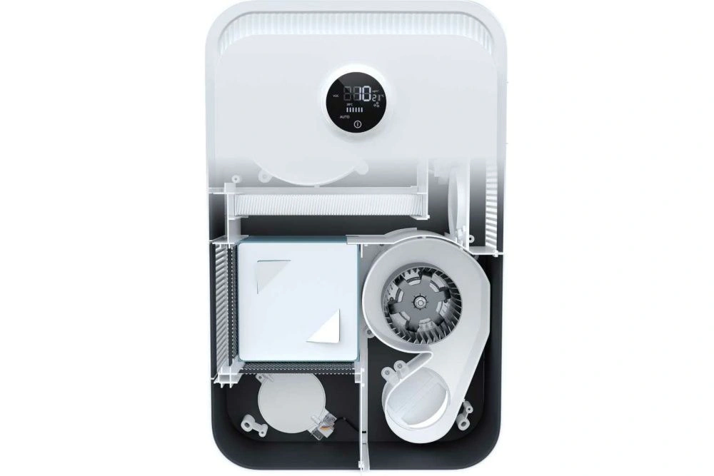 Настенная приточно-вытяжная установка ERW-150X.P Funai (с рекуператором, белый)