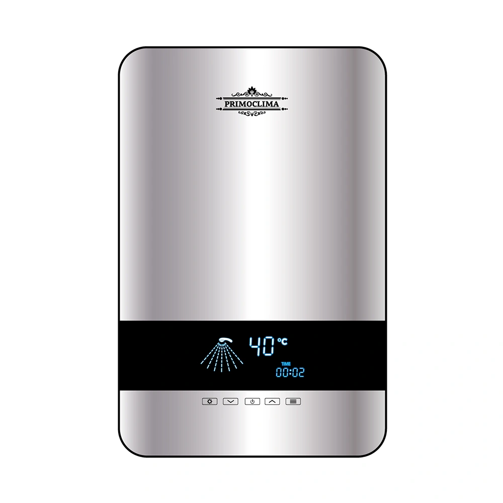 Водонагреватель проточный AQUA 8,5 кВт, серебристый PRIMOCLIMA 