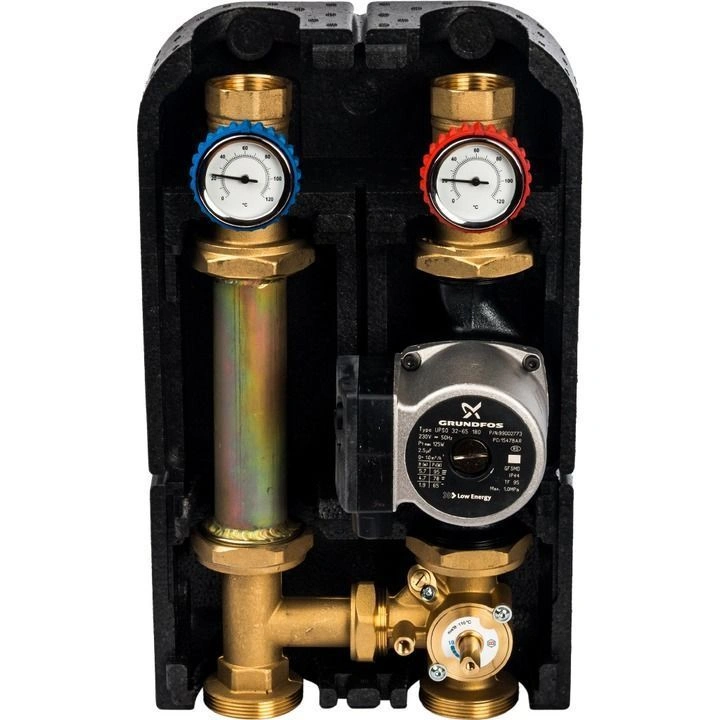 Насосно-смесительный узел 1 1/4" с насосом Grundfos UPSO 25-65 DN 32