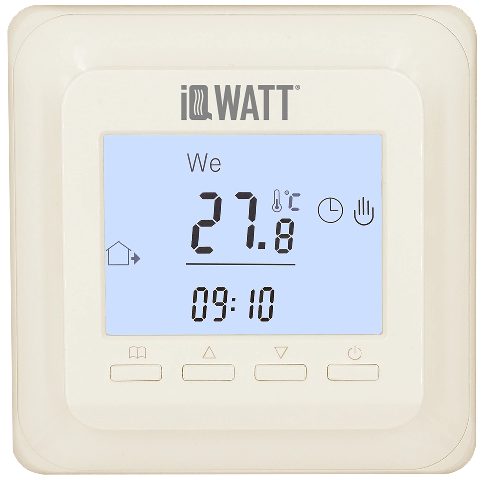 Терморегулятор IQ Thermostat P программируемый электронный, слоновая кость