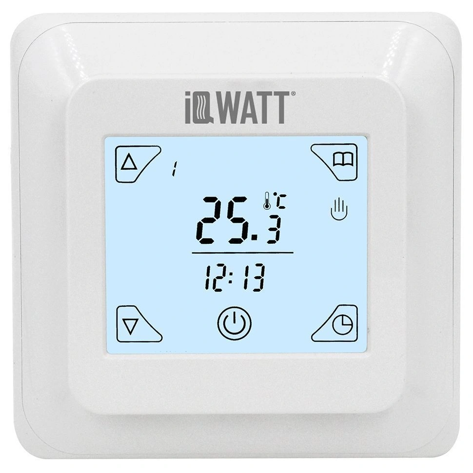 Терморегулятор IQ Thermostat TS программируемый сенсорный, белый