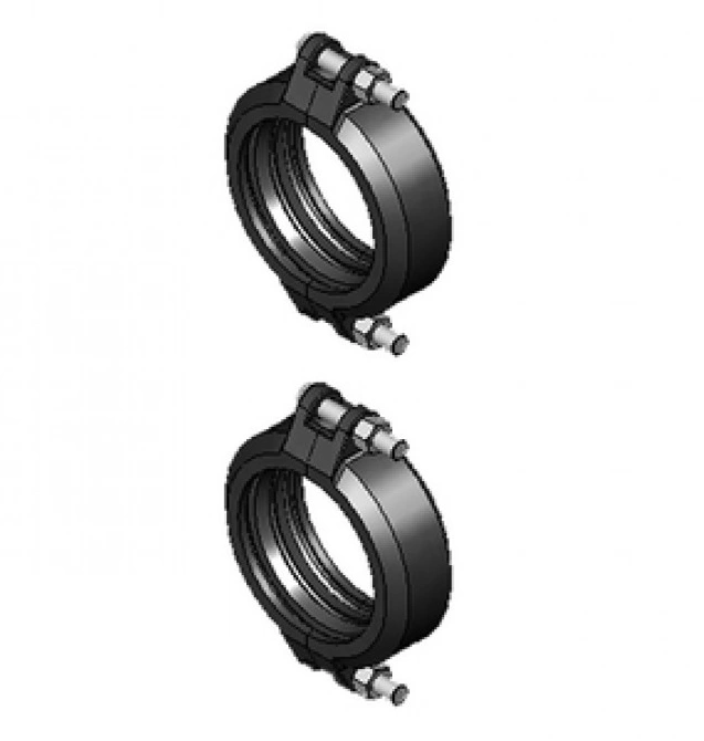 Комплект 2 муфты Victaulic-НР Ду65-2 1/2"НР , для подкл. нас. групп к отопит. конт.