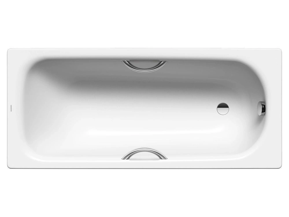 Ванна Saniform Plus Star 180х80 Мод.337 белый + отв.под ручки + easy-clean, KALDEWEI