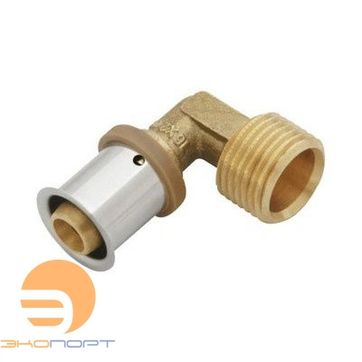 Отвод 25*2.5 G1" НР с пресс-кольцом Press KAN-therm