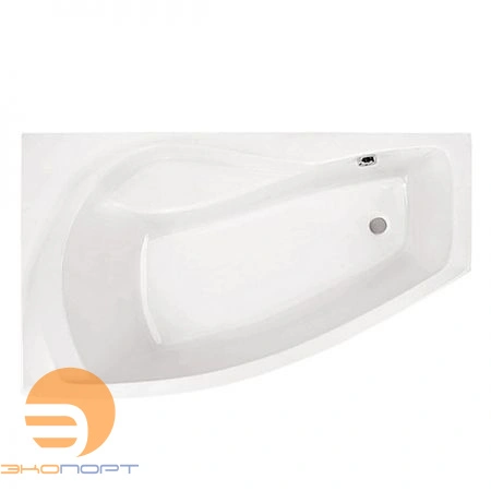 Ванна МАЙОРКА ассиметричная XL 160*95, Белая, Лев. Santek