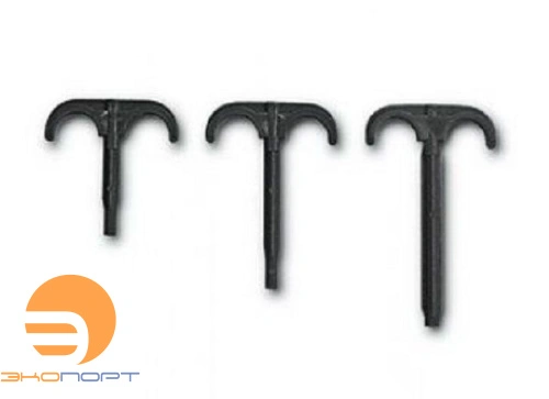 Крюк пластмассовый для труб двойной 12-20/12-26 L=77 Ду 8 мм KAN-therm