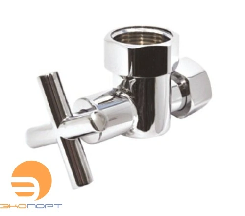 Кран угловой крестовой 1"х3/4" г/г SMART