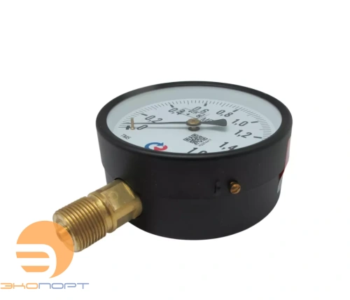 Манометр ТМ-510Р.00 М2 (0..1,6 МПа), М20*1,5, 100мм, 150С, кл.т.1,5, радиальный