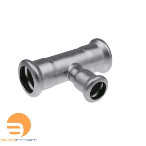 Тройник Inox press 22х18х22 нерж. KAN-Therm
