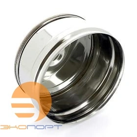 Заглушка внешняя для трубы (430/0,5 мм) Ф100 (нижняя)