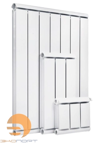 Радиатор Silver В-1200-3секц подкл. нижнее RAL9016 матовый (948Вт)