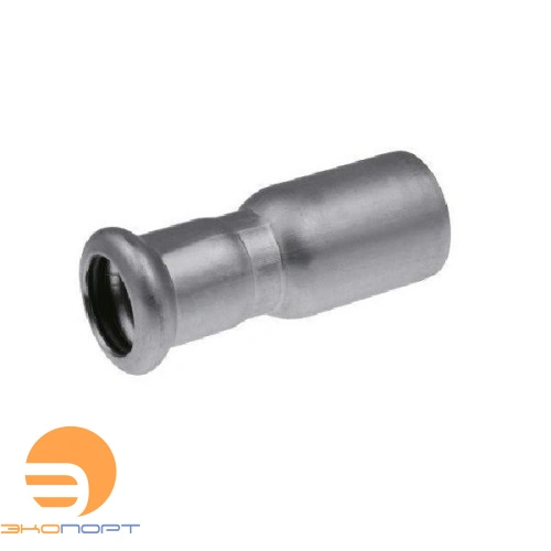 Переход ниппельный Inox press  35x22 нерж. KAN-Therm