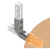 Угол универсальный ТAU  90 38-41 4F8, Termoclip