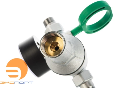 Редуктор давления  1/2" НР, хром, с манометром FAR