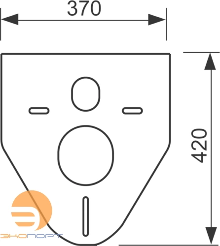Прокладка звукоизоляционная, TECE