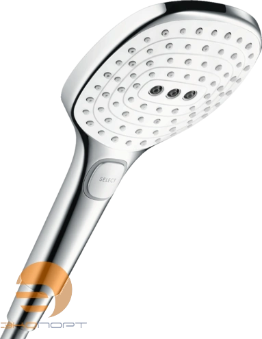Ручной душ Raindance Е120 AIR 3jet, белый/хром, HANSGROHE