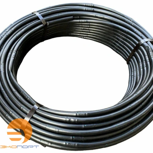 Трубка компенсированная 33 см 1,1мм расход 4.0 л/ч, чёрная Green Helper (бухта 100м)