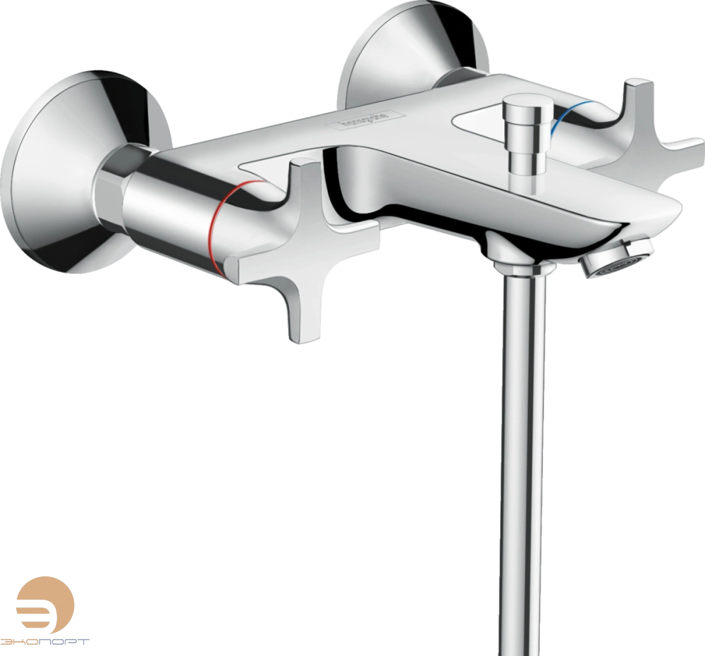 Смеситель для ванны Logis Classic, двуручный, HANSGROHE
