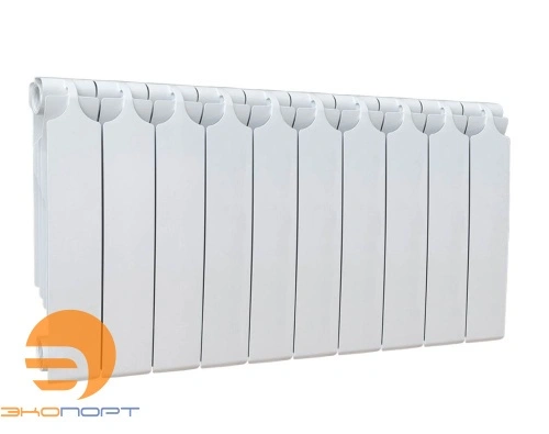 Радиатор биметаллический BR1 350/90 мм 10 секций Теплоприбор