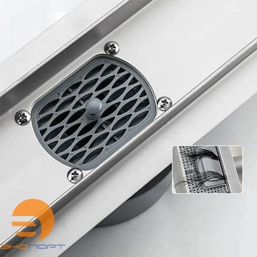 Лоток душевой комб. затвор 70х700 мм (решетка под плитку) Gappo