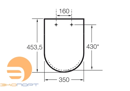 Сиденье с крышкой Gap лакированная soft close для унитаза (34647L000) ROCA