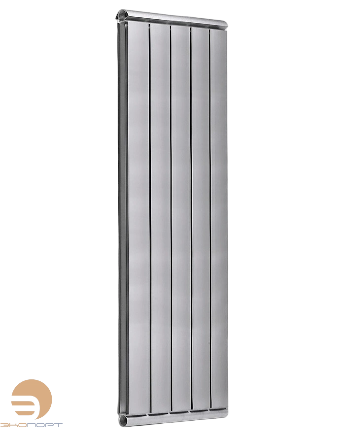 Радиатор Silver В-1800-3секц подкл. нижнее RAL9006 темное серебро Муар (1350Вт)