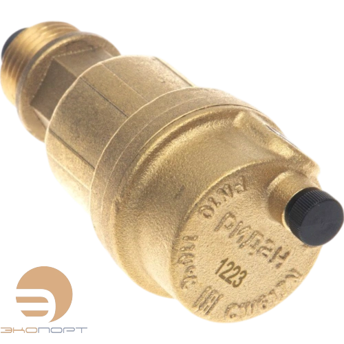 Воздухоотводчик Airvent-R PN10 DN10 с обратным клапаном DN15 Т от -10…+110С; корпус латунь, Ридан