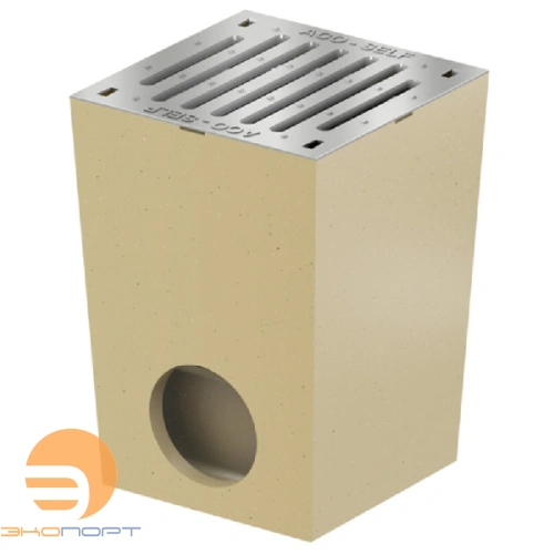 Дождеприемник из полимербетона без решетки, АСО