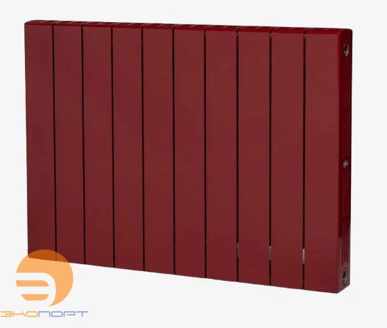 Радиатор биметаллический SUPReMO 500/90 10 секции боковое подкл. Rifar Бордо RAL 3011