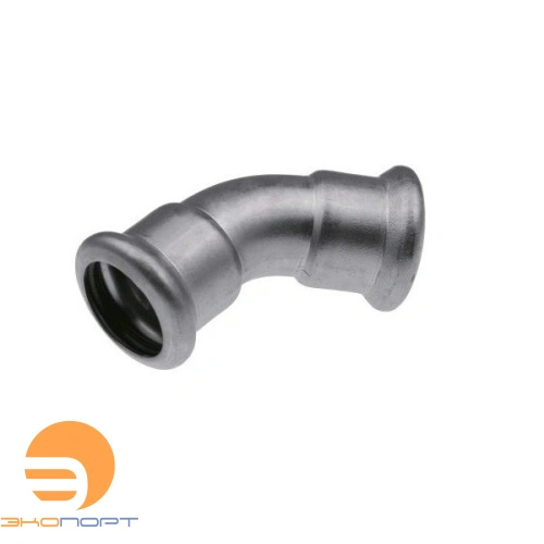 Отвод Inox press 22х45* нерж. KAN-Therm