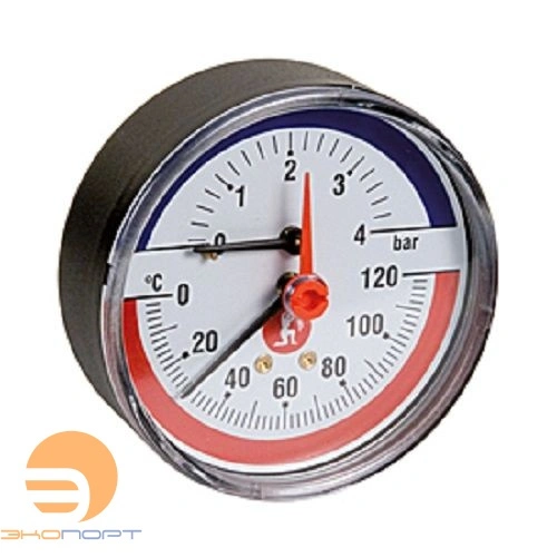 Термоманометр 20°- 120°С, 0-4 bar, 1/2, Giacomini