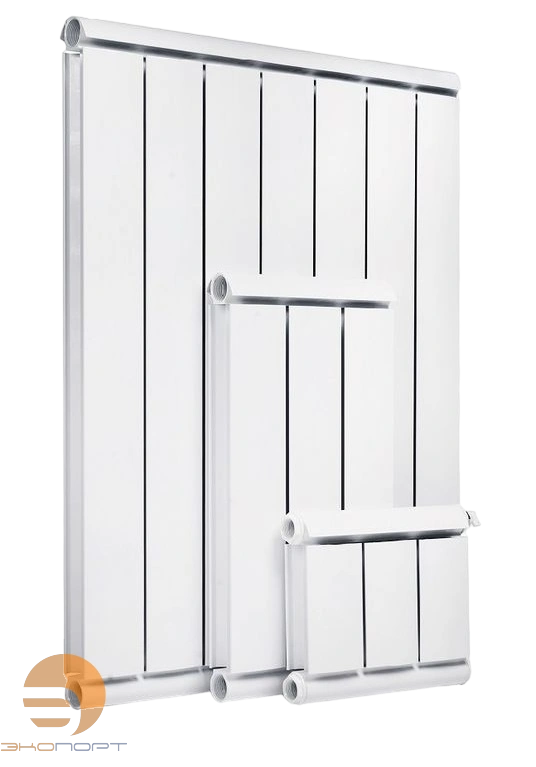 Радиатор Silver В-1800-2секц подкл. нижнее RAL9016 матовый (900Вт)