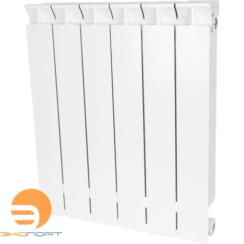 Радиатор биметаллический Style 500/80  6 секции боковое подкл. STOUT