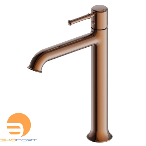 Смеситель для раковины высокий TOR, Розовое золото, WONZON & WOGHAND