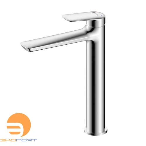 Смеситель для умывальника VERBA монолитный, высокий, хром, LEMARK